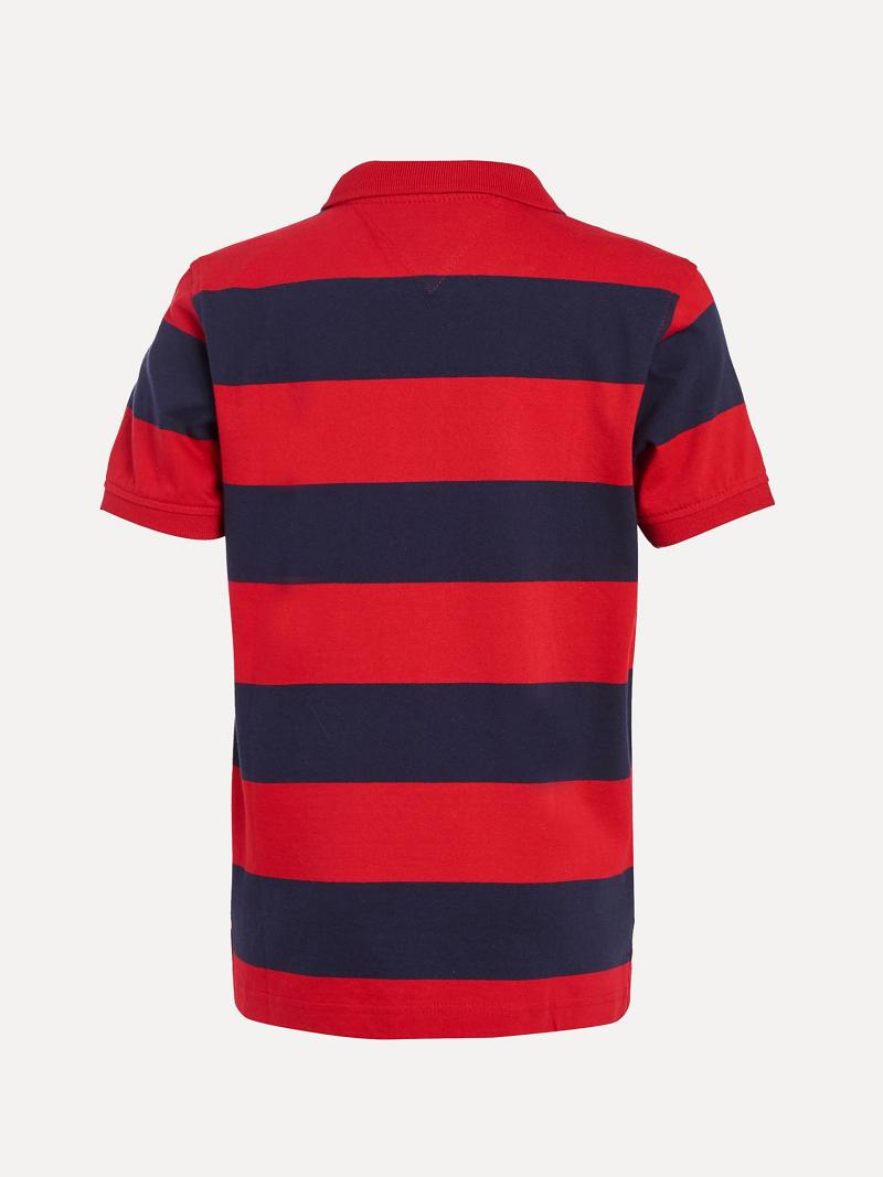 Fiú Tommy Hilfiger Little Rugby Polos Piros | HU 2150CTV